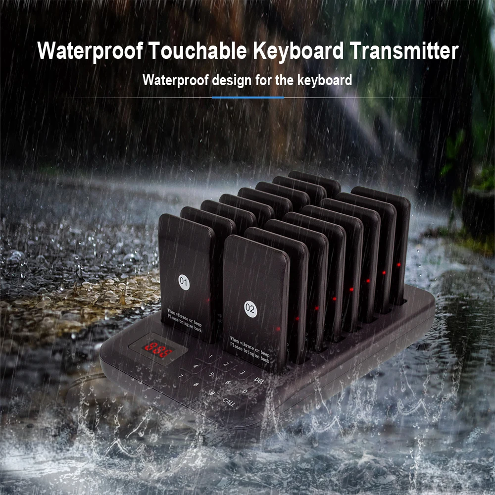 CTP-302-B çağrı cihazlarının numaralı tasarımı