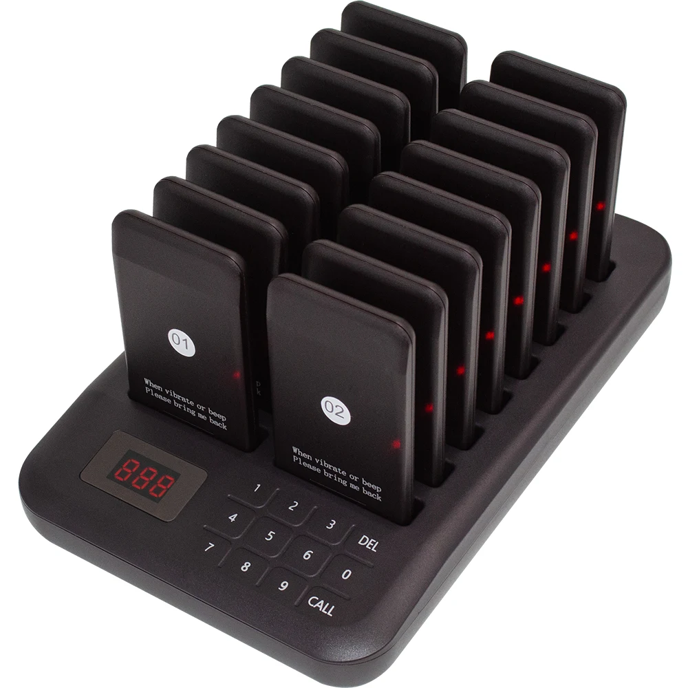 REFOX CTP-302-B 16’lı kablosuz müşteri çağrı sistemi