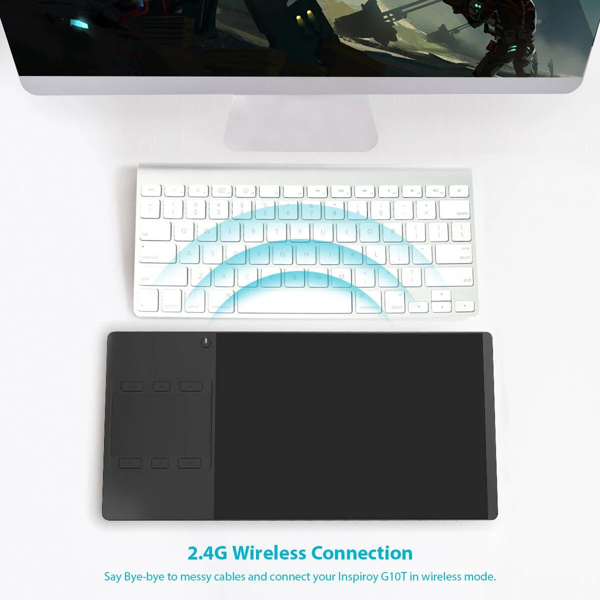 Huion Inspiroy G10T Kablosuz Grafik Çizim Tableti görsel 4