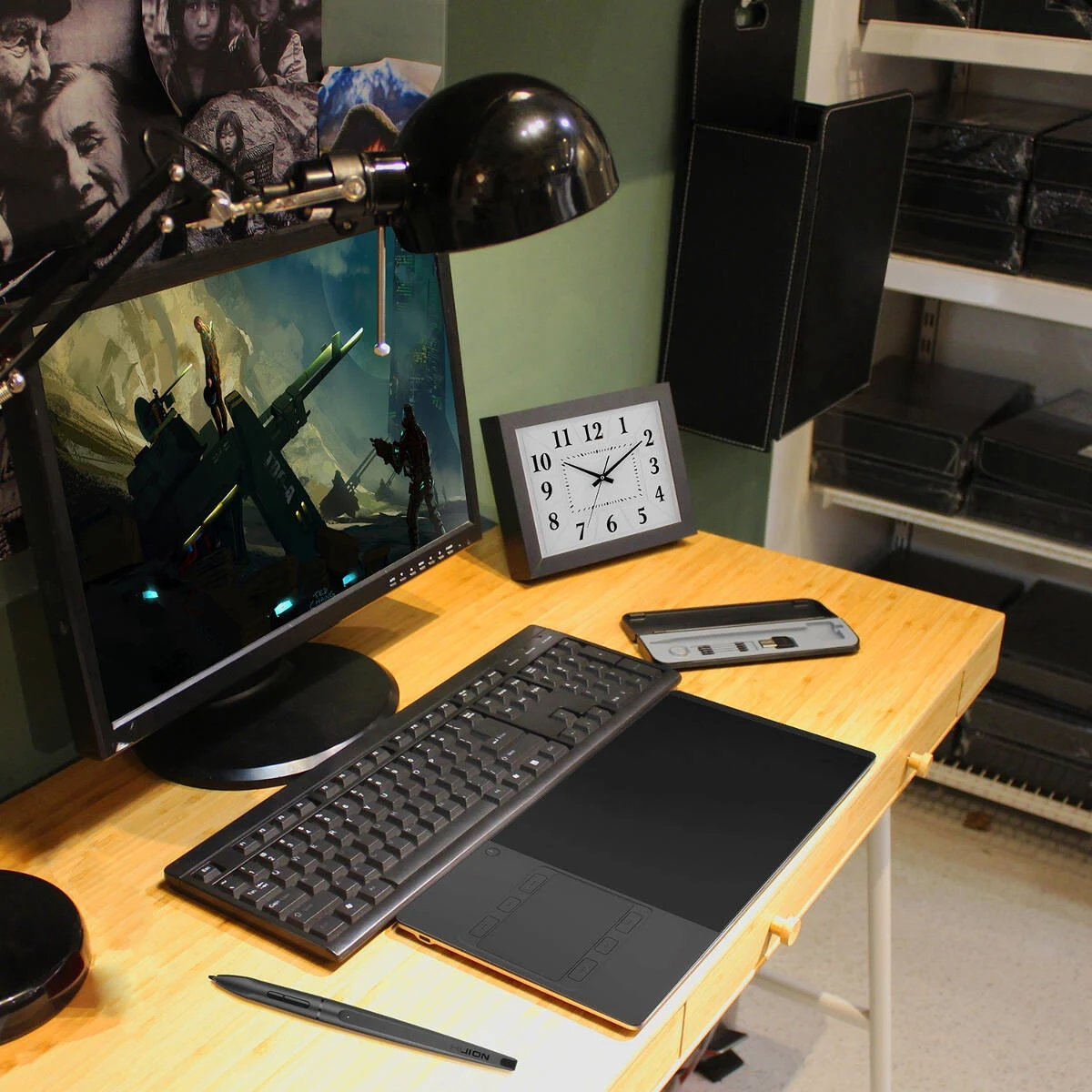 Huion Inspiroy G10T Kablosuz Grafik Çizim Tableti görsel 3